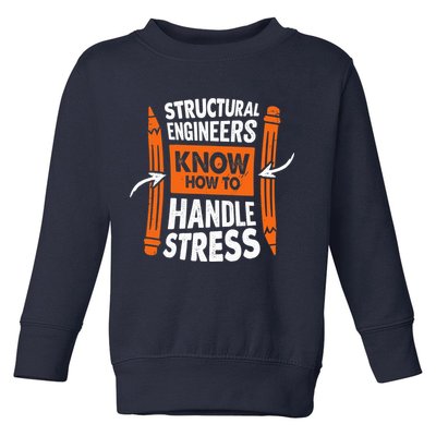 Structural Engineering Design For A Civil Engineer Toddler Sweatshirt