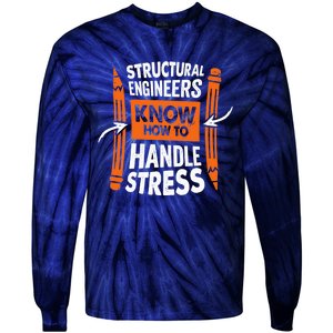 Structural Engineering Design For A Civil Engineer Tie-Dye Long Sleeve Shirt