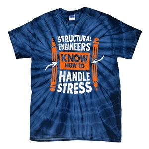 Structural Engineering Design For A Civil Engineer Tie-Dye T-Shirt