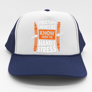 Structural Engineering Design For A Civil Engineer Trucker Hat