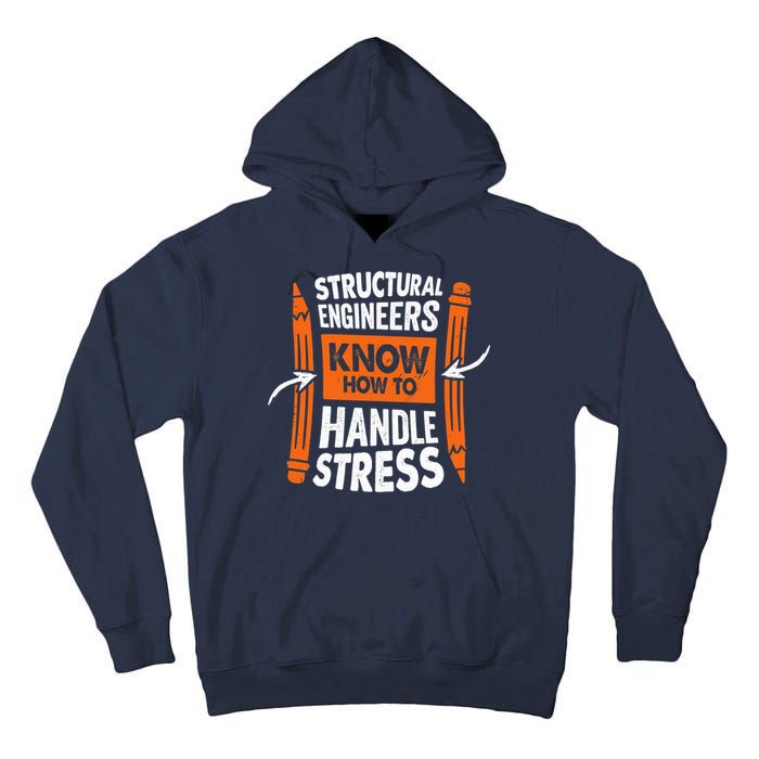 Structural Engineering Design For A Civil Engineer Tall Hoodie