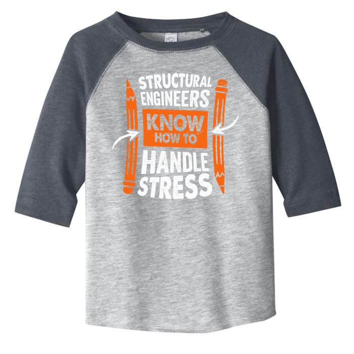 Structural Engineering Design For A Civil Engineer Toddler Fine Jersey T-Shirt