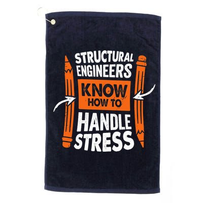 Structural Engineering Design For A Civil Engineer Golf Towel
