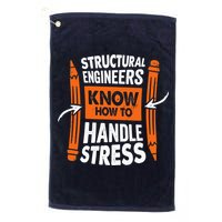 Structural Engineering Design For A Civil Engineer Golf Towel
