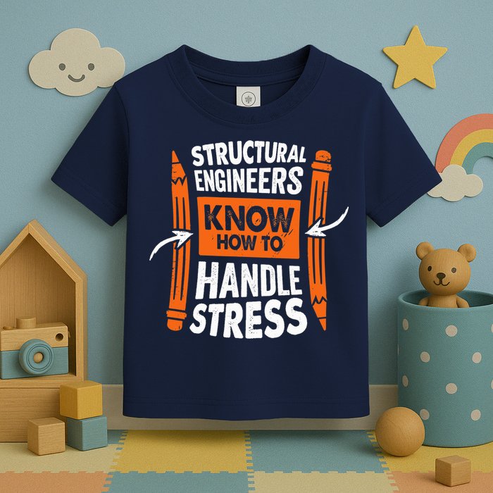 Structural Engineering Design For A Civil Engineer Toddler T-Shirt
