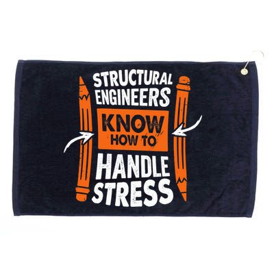 Structural Engineering Design For A Civil Engineer Grommeted Golf Towel