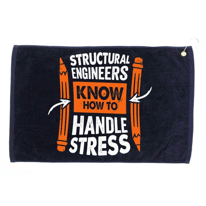 Structural Engineering Design For A Civil Engineer Grommeted Golf Towel