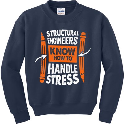 Structural Engineering Design For A Civil Engineer Kids Sweatshirt