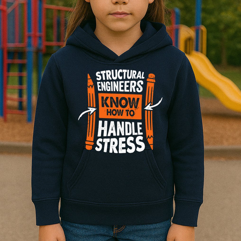 Structural Engineering Design For A Civil Engineer Kids Hoodie