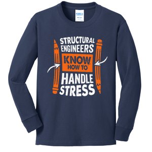 Structural Engineering Design For A Civil Engineer Kids Long Sleeve Shirt