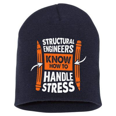 Structural Engineering Design For A Civil Engineer Short Acrylic Beanie
