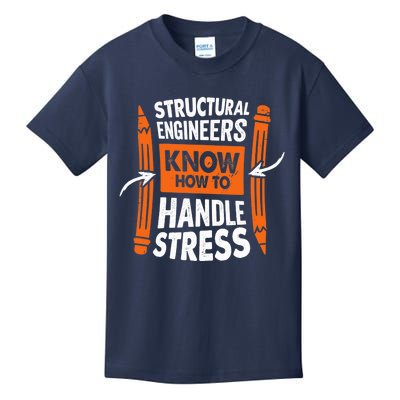 Structural Engineering Design For A Civil Engineer Kids T-Shirt