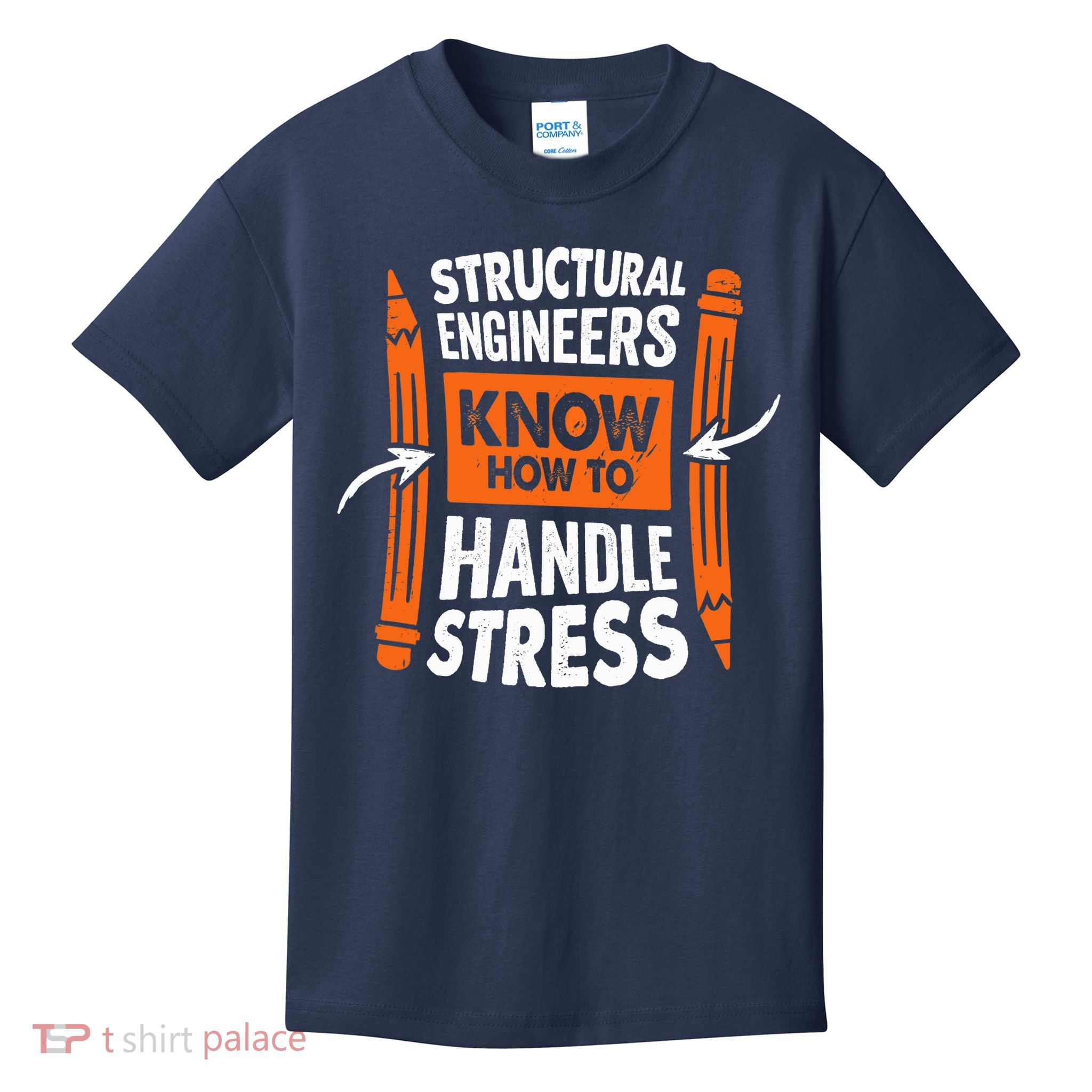 Structural Engineering Design For A Civil Engineer Kids T-Shirt