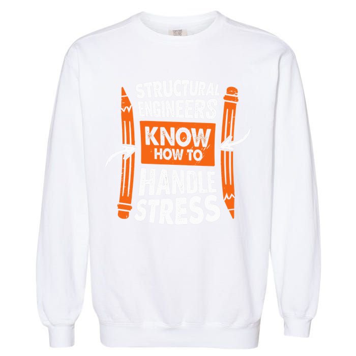Structural Engineering Design For A Civil Engineer Garment-Dyed Sweatshirt