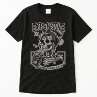 Skeleton Expensive Difficult And Talks Back Tall T-Shirt