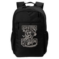 Skeleton Expensive Difficult And Talks Back Backpack