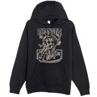 Skeleton Expensive Difficult And Talks Back Premium Pullover Hoodie