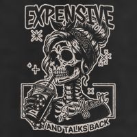 Skeleton Expensive Difficult And Talks Back 25L Jumbo Tote