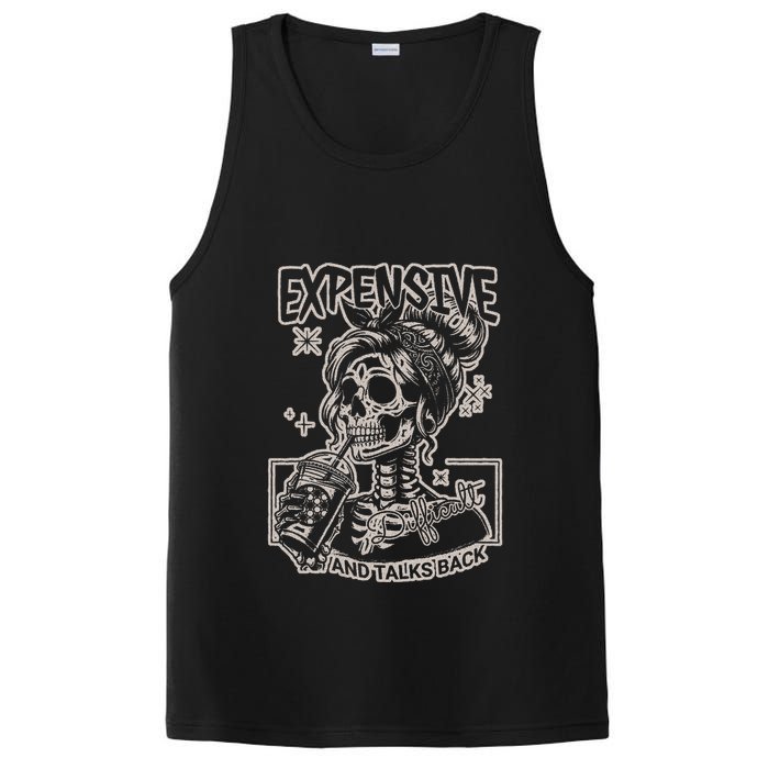Skeleton Expensive Difficult And Talks Back PosiCharge Competitor Tank