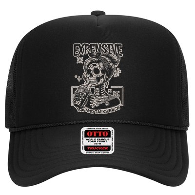 Skeleton Expensive Difficult And Talks Back Hat