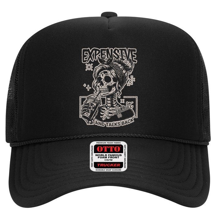 Skeleton Expensive Difficult And Talks Back Hat
