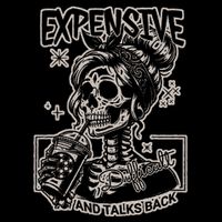 Skeleton Expensive Difficult And Talks Back Visor
