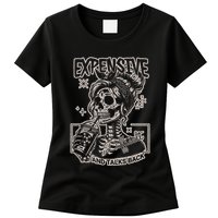 Skeleton Expensive Difficult And Talks Back Womens T-Shirt