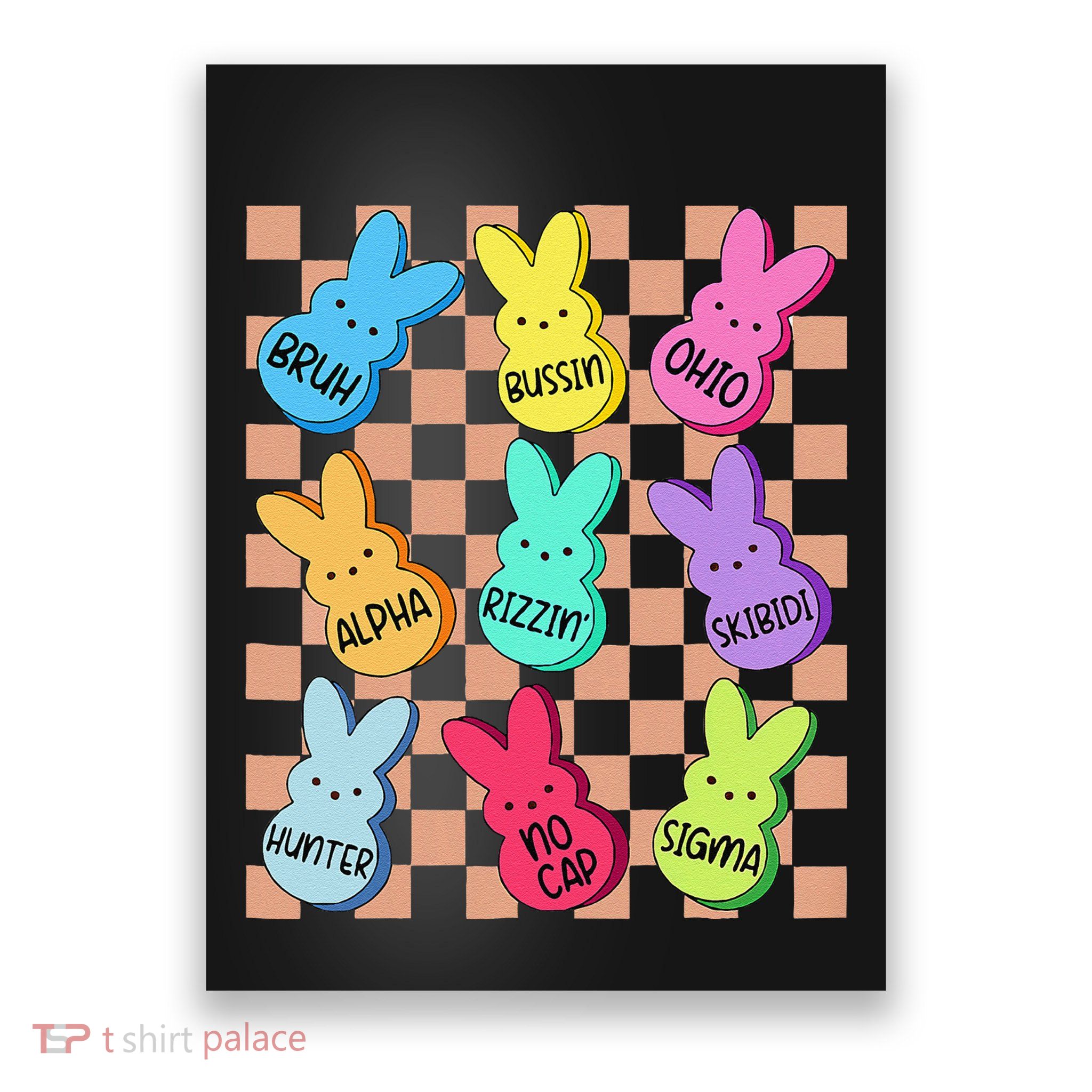 Skibid.I Easter Day Easter Rizz No Cap What The Sigma .Png Poster