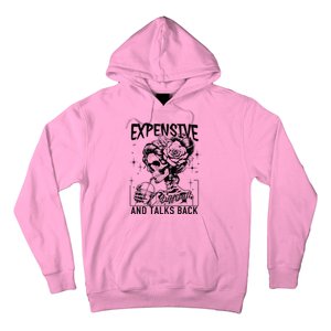 Skeleton Expensive Difficult And Talks Back MotherS Hoodie