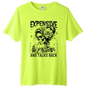 Skeleton Expensive Difficult And Talks Back MotherS Tall Fusion ChromaSoft Performance T-Shirt