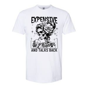 Skeleton Expensive Difficult And Talks Back MotherS Softstyle CVC T-Shirt