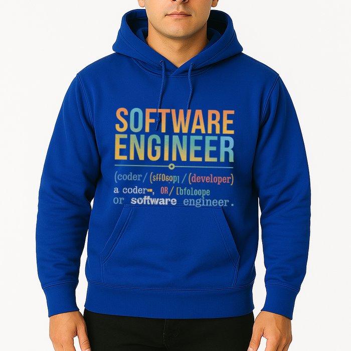 Software Engineer Definition Funny For Coders And Programmer Gift Hoodie