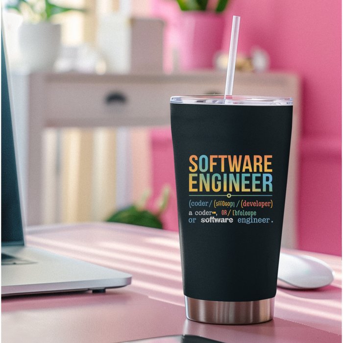 Software Engineer Definition Funny For Coders And Programmer Gift Permanent Decal Sticker
