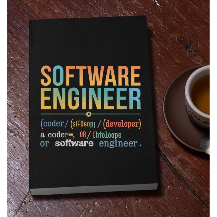 Software Engineer Definition Funny For Coders And Programmer Gift Permanent Decal Sticker