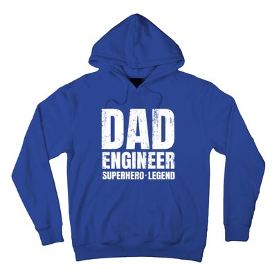 Superhero Engineer Dad Funny Gift Great Gift Hoodie