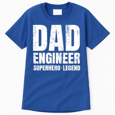 Superhero Engineer Dad Funny Gift Great Gift Tall T-Shirt