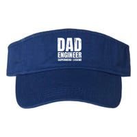 Superhero Engineer Dad Funny Gift Great Gift Valucap Bio-Washed Visor