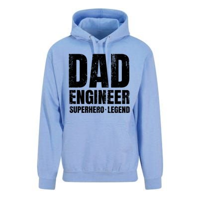 Superhero Engineer Dad Funny Gift Great Gift Unisex Surf Hoodie