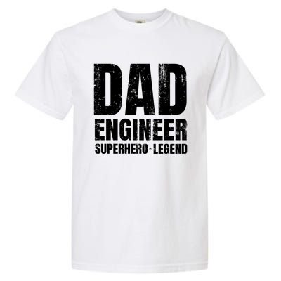 Superhero Engineer Dad Funny Gift Great Gift Garment-Dyed Heavyweight T-Shirt