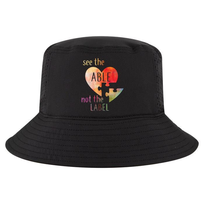 See The Able Not The Label Autism Cool Comfort Performance Bucket Hat
