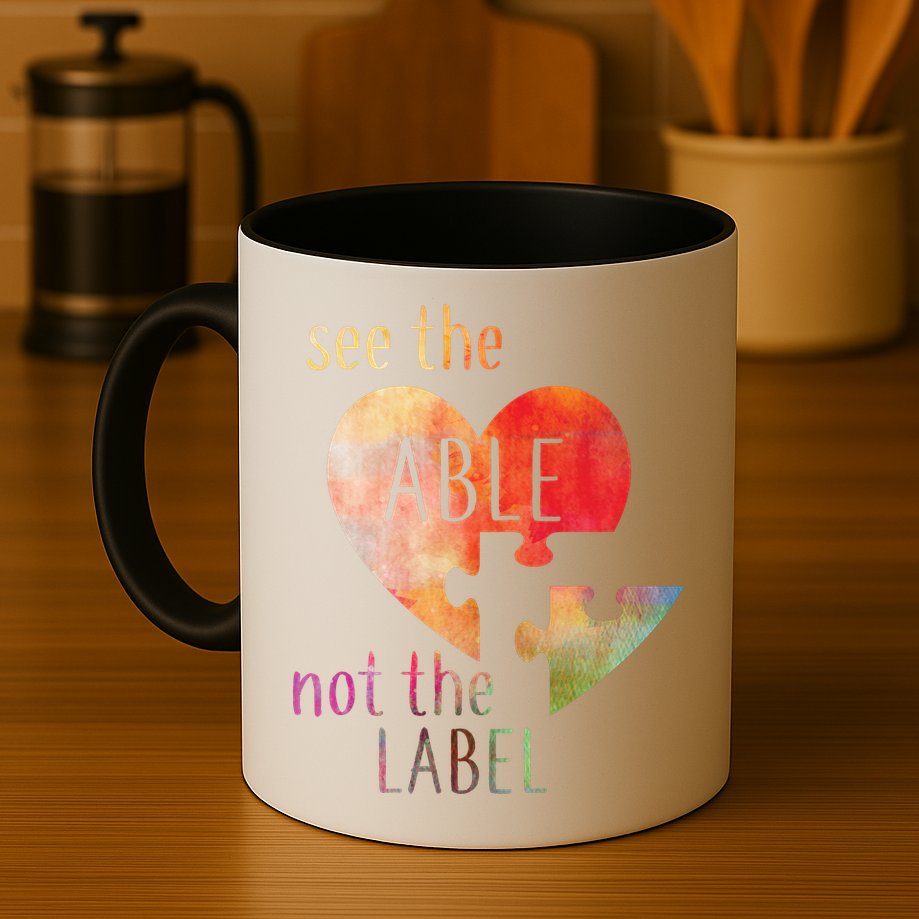 See The Able Not The Label Autism Mug