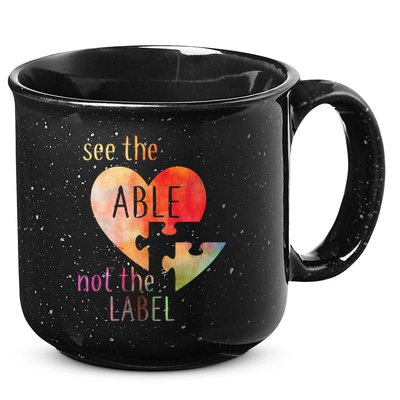 See The Able Not The Label Autism 15oz Campfire Ceramic Mug