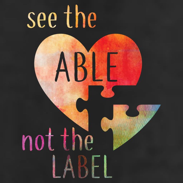 See The Able Not The Label Autism 15oz Campfire Ceramic Mug