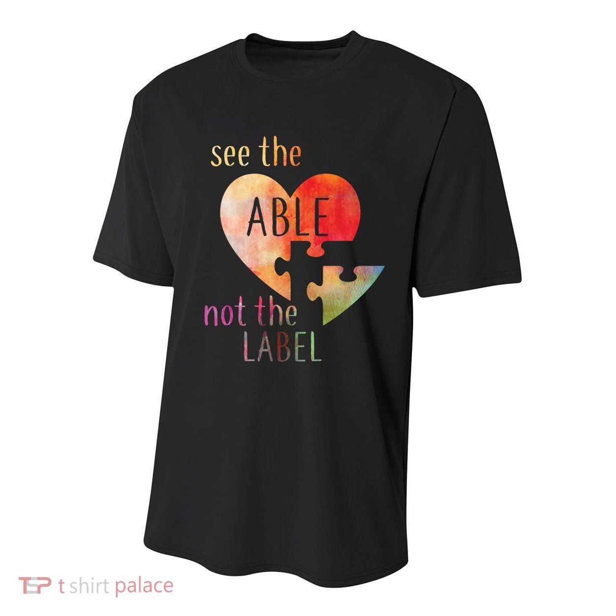See The Able Not The Label Autism Youth Performance Sprint T-Shirt
