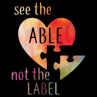See The Able Not The Label Autism Youth Performance Sprint T-Shirt
