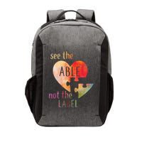 See The Able Not The Label Autism Vector Backpack