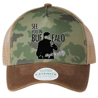 See You In Buffalo Might Be Chilly Legacy Tie Dye Trucker Hat