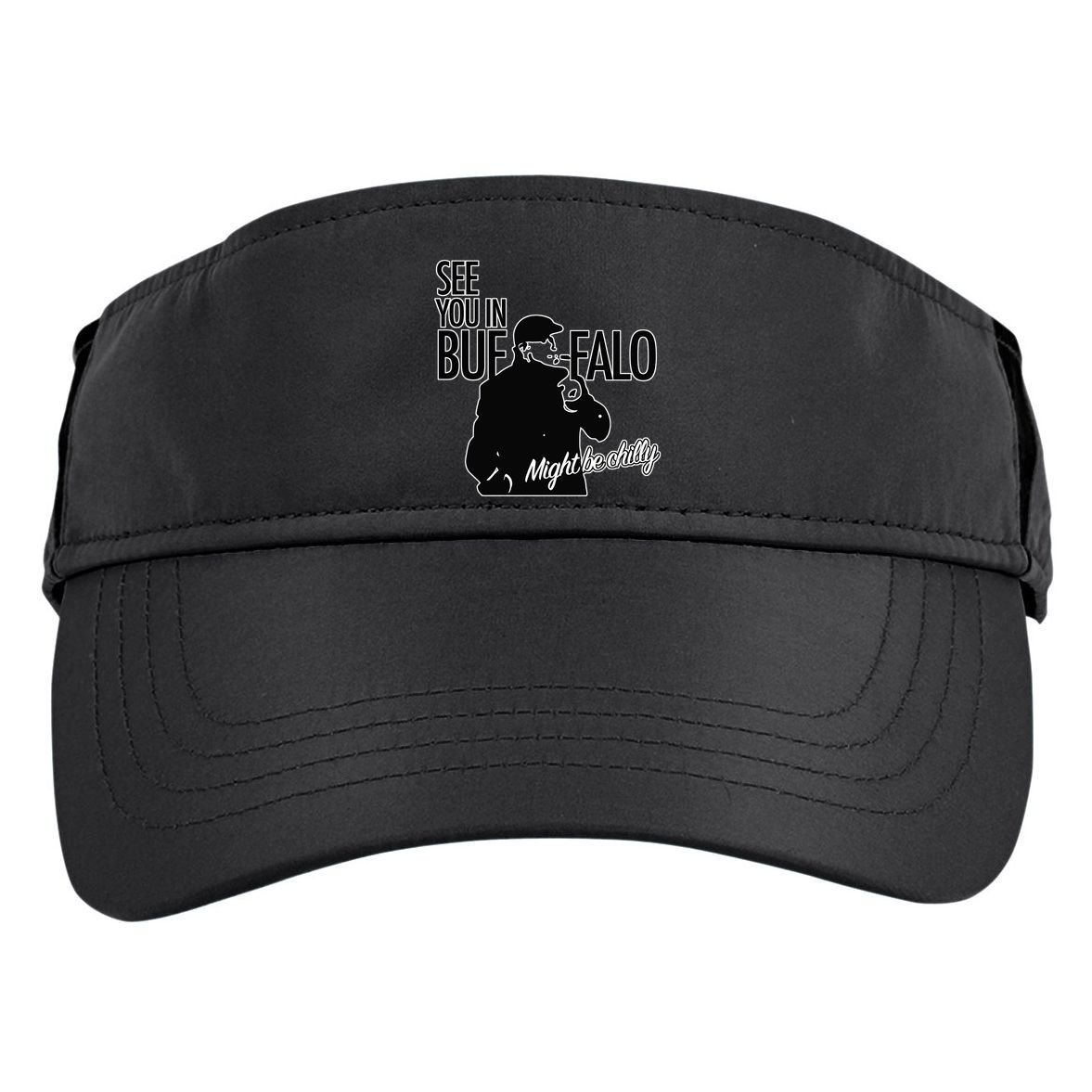 See You In Buffalo Might Be Chilly Adult Drive Performance Visor