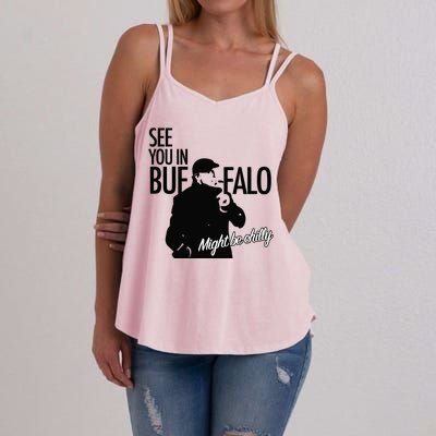 See You In Buffalo Might Be Chilly Women's Strappy Tank