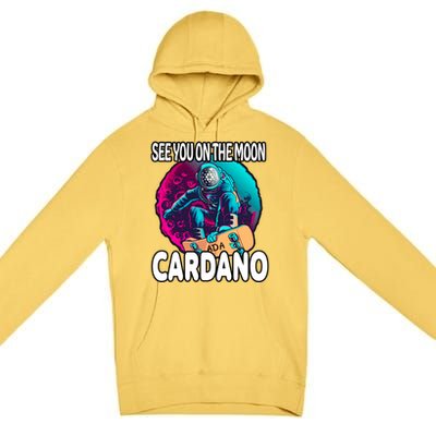 See You On the Moon Cardano Premium Pullover Hoodie